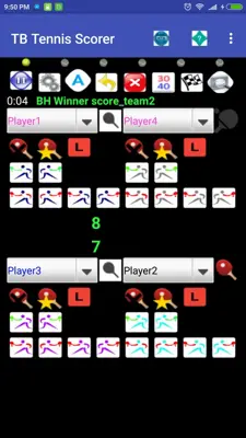 Table Tennis Scorer free android App screenshot 2